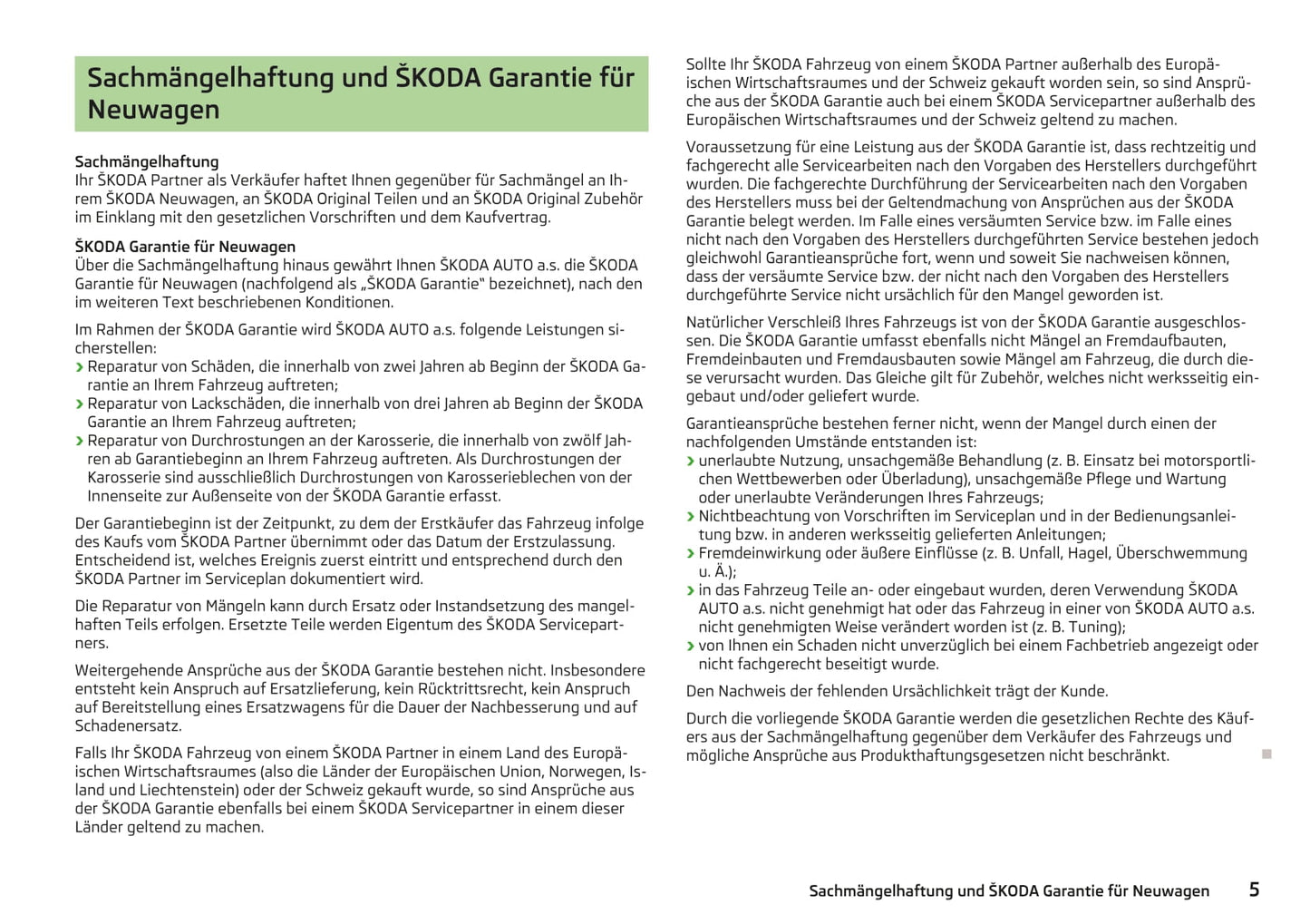 2018-2019 Skoda Rapid Spaceback Owner's Manual | German