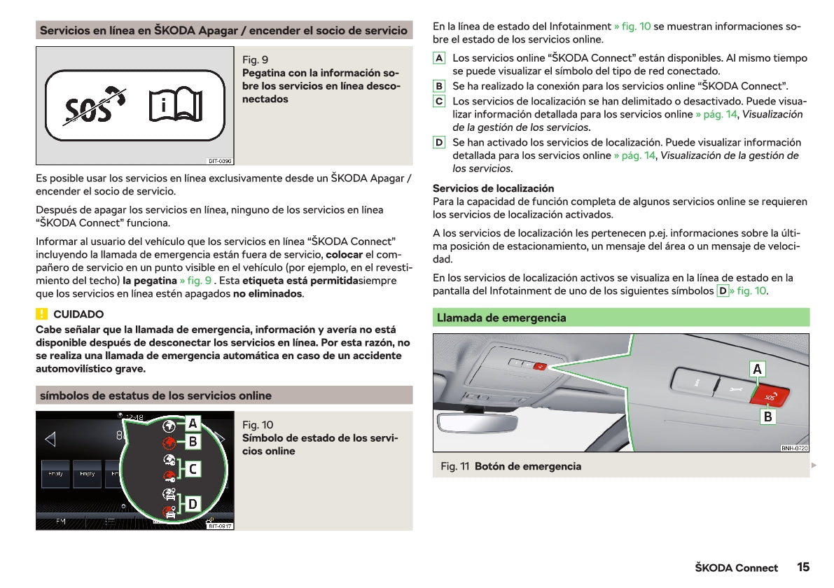 2012-2019 Skoda Rapid Bedienungsanleitung | Spanisch