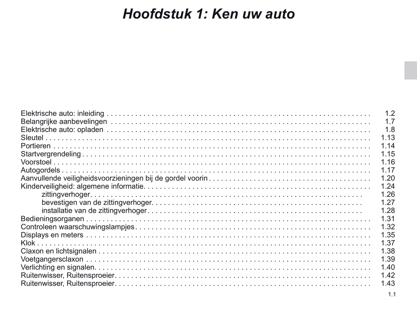 2020-2021 Renault Twizy Bedienungsanleitung | Niederländisch