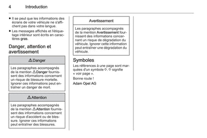 2015-2016 Opel Antara Owner's Manual | French