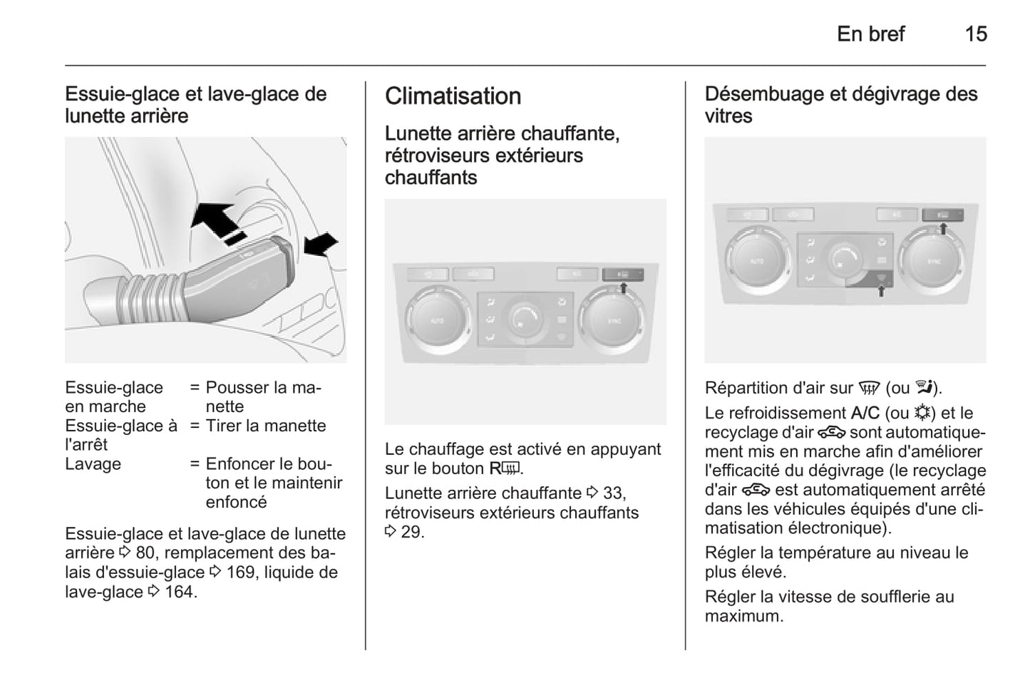 2015-2016 Opel Antara Owner's Manual | French