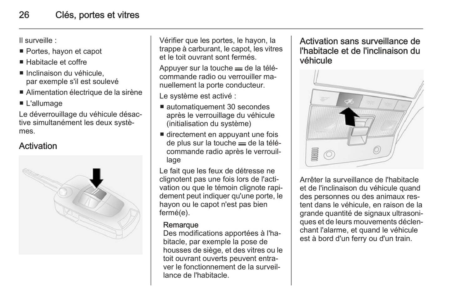 2015-2016 Opel Antara Owner's Manual | French