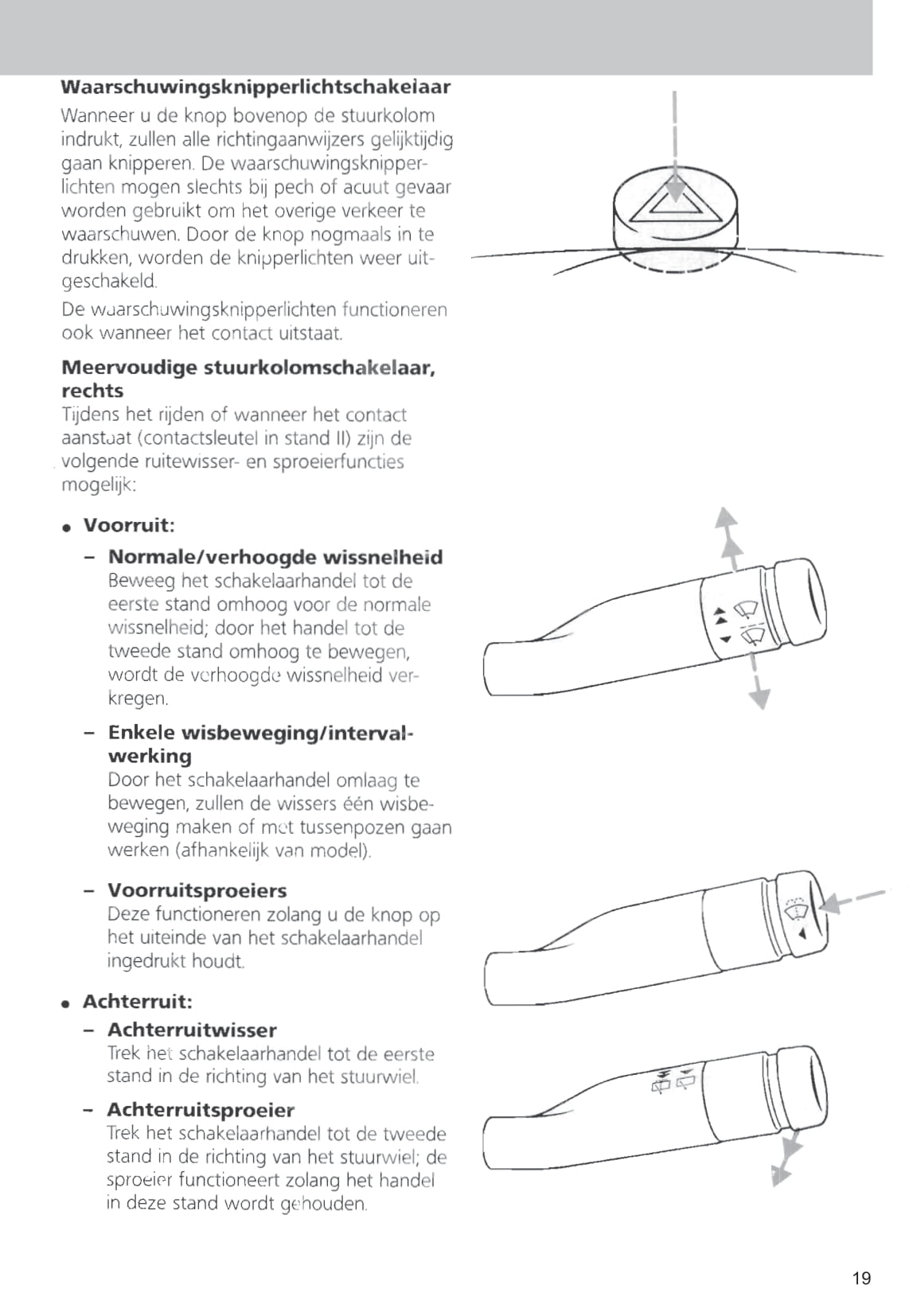 1989-1996 Ford Fiesta Owner's Manual | Dutch