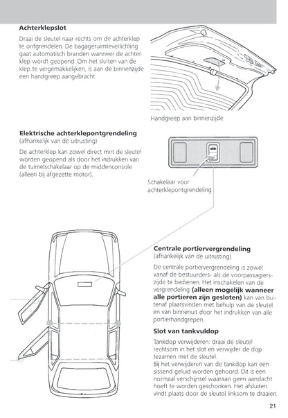 1989-1996 Ford Fiesta Owner's Manual | Dutch