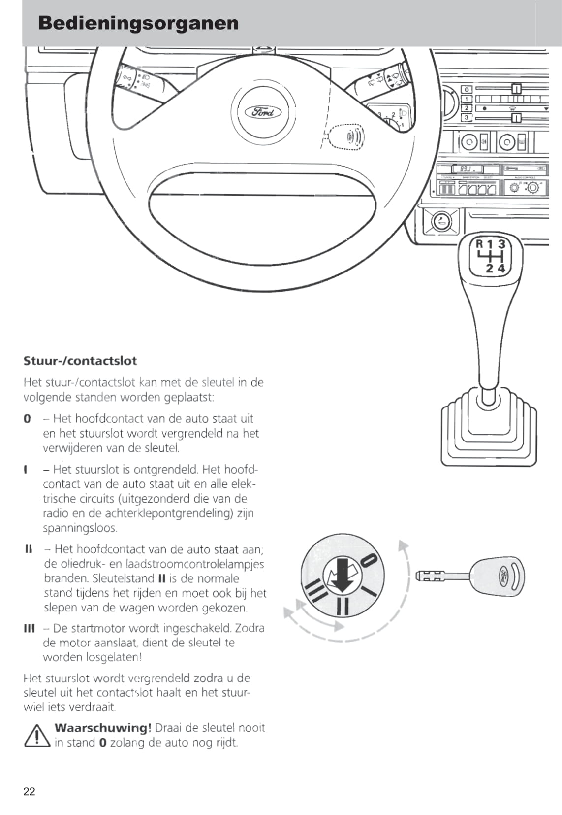 1989-1996 Ford Fiesta Owner's Manual | Dutch