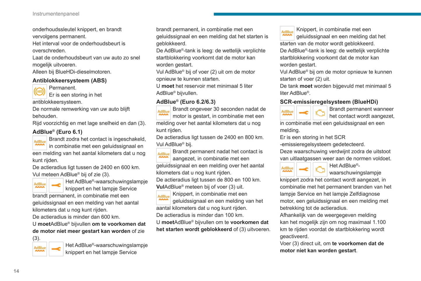 2020-2021 Peugeot Expert/Traveller Owner's Manual | Dutch