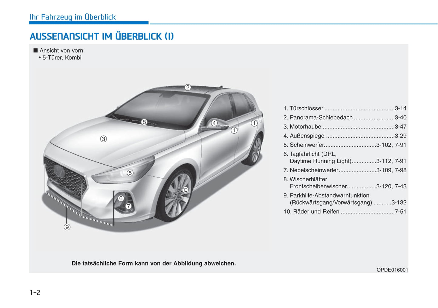 2018-2019 Hyundai i30/i30 N-Line Owner's Manual | German