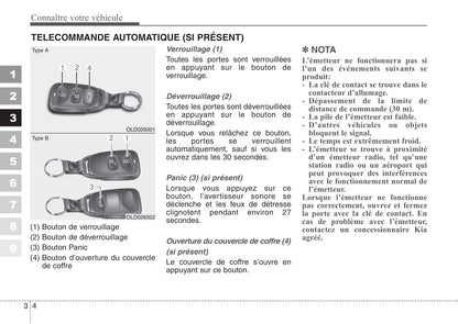 2007-2008 Kia Cerato Owner's Manual | French