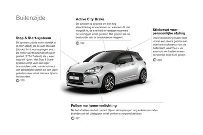2016-2017 Citroën DS 3 Bedienungsanleitung | Niederländisch