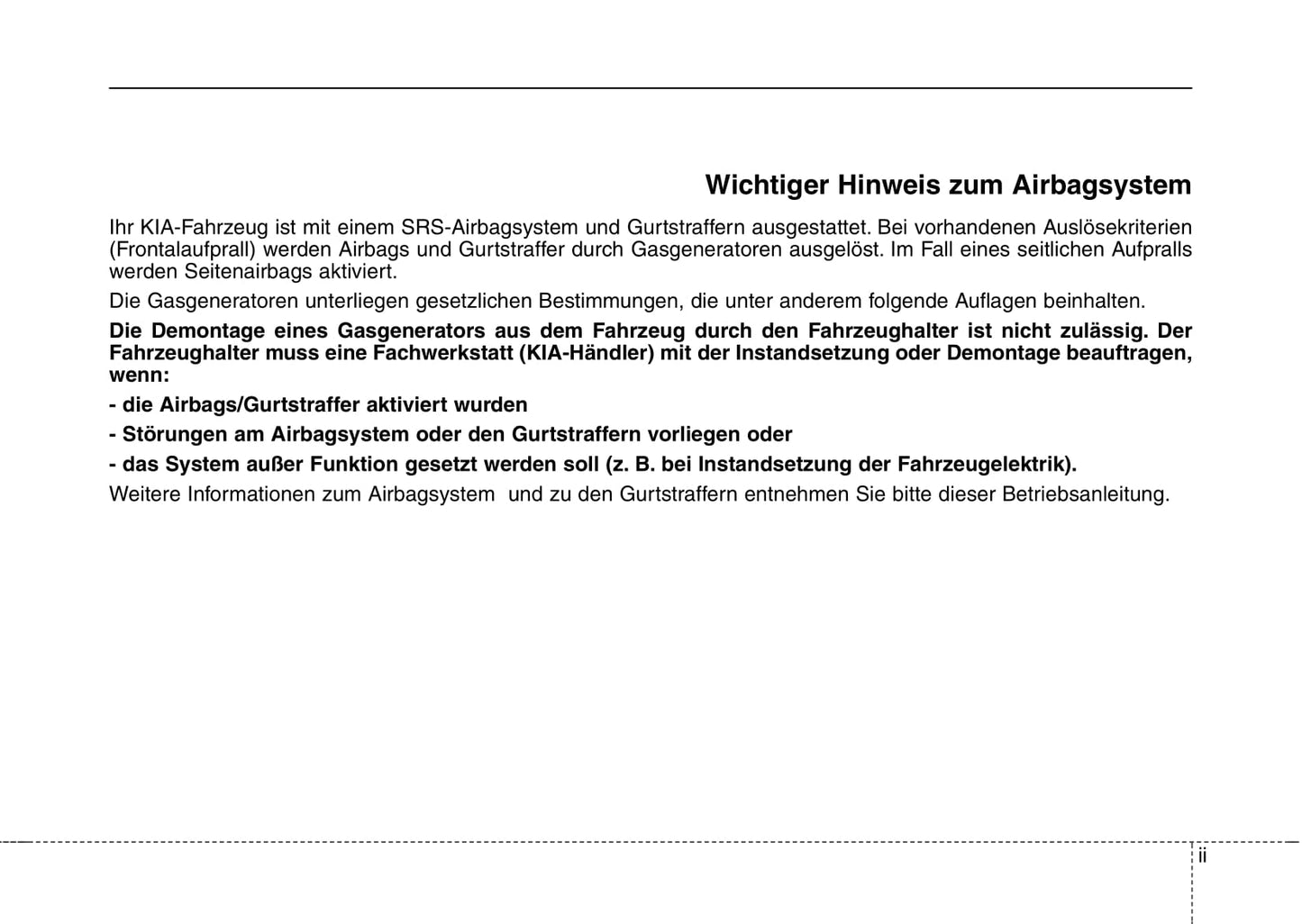 2006-2007 Kia Picanto Bedienungsanleitung | Deutsch