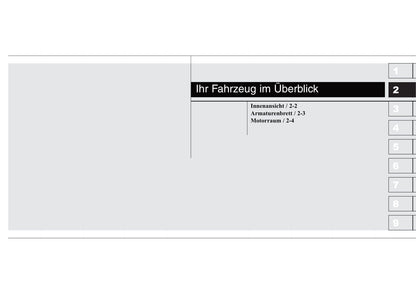 2006-2007 Kia Picanto Bedienungsanleitung | Deutsch