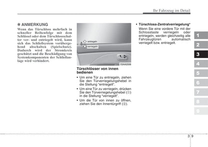 2006-2007 Kia Picanto Bedienungsanleitung | Deutsch