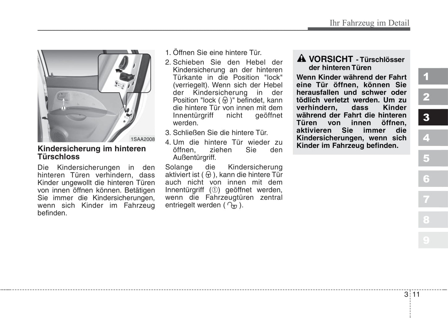 2006-2007 Kia Picanto Bedienungsanleitung | Deutsch