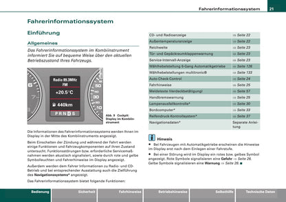 2005-2008 Audi A4 Cabriolet Owner's Manual | German