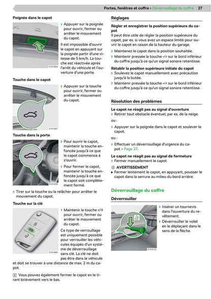 2019-2020 Skoda Kamiq Bedienungsanleitung | Französisch