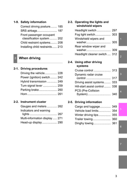 2015 Toyota Prius/Prius Plug-in Hybrid Owner's Manual | English