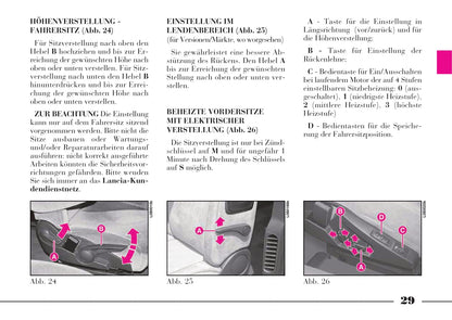 2008-2011 Lancia Phedra Bedienungsanleitung | Deutsch