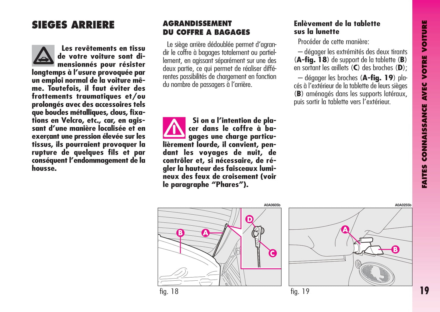 2007-2011 Alfa Romeo GT Owner's Manual | French