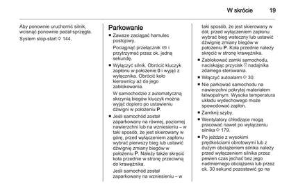 2013 Opel Meriva Owner's Manual | Polish