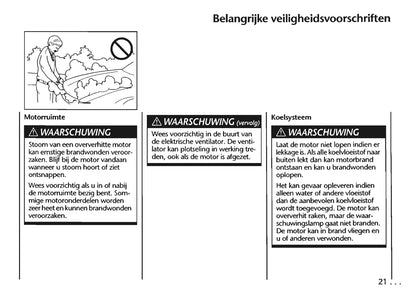 1997-2005 Chevrolet Trans Sport Owner's Manual | Dutch