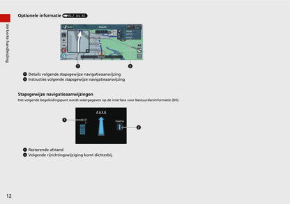 Honda HR-V E Navigatiesysteem Handleiding 2021 - 2023