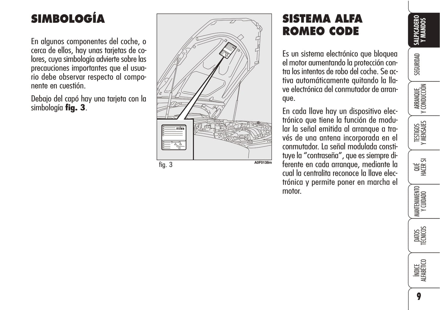 2008-2011 Alfa Romeo Brera Owner's Manual | Spanish