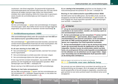 2008-2011 Audi A6 Owner's Manual | Dutch