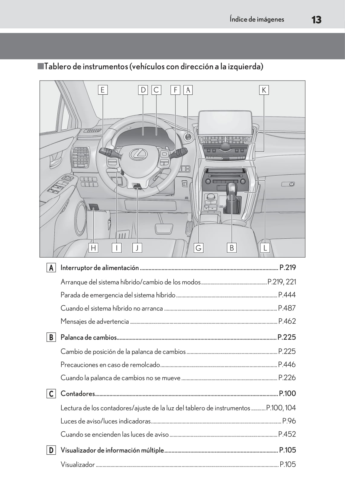 2018-2019 Lexus NX 300h Bedienungsanleitung | Spanisch