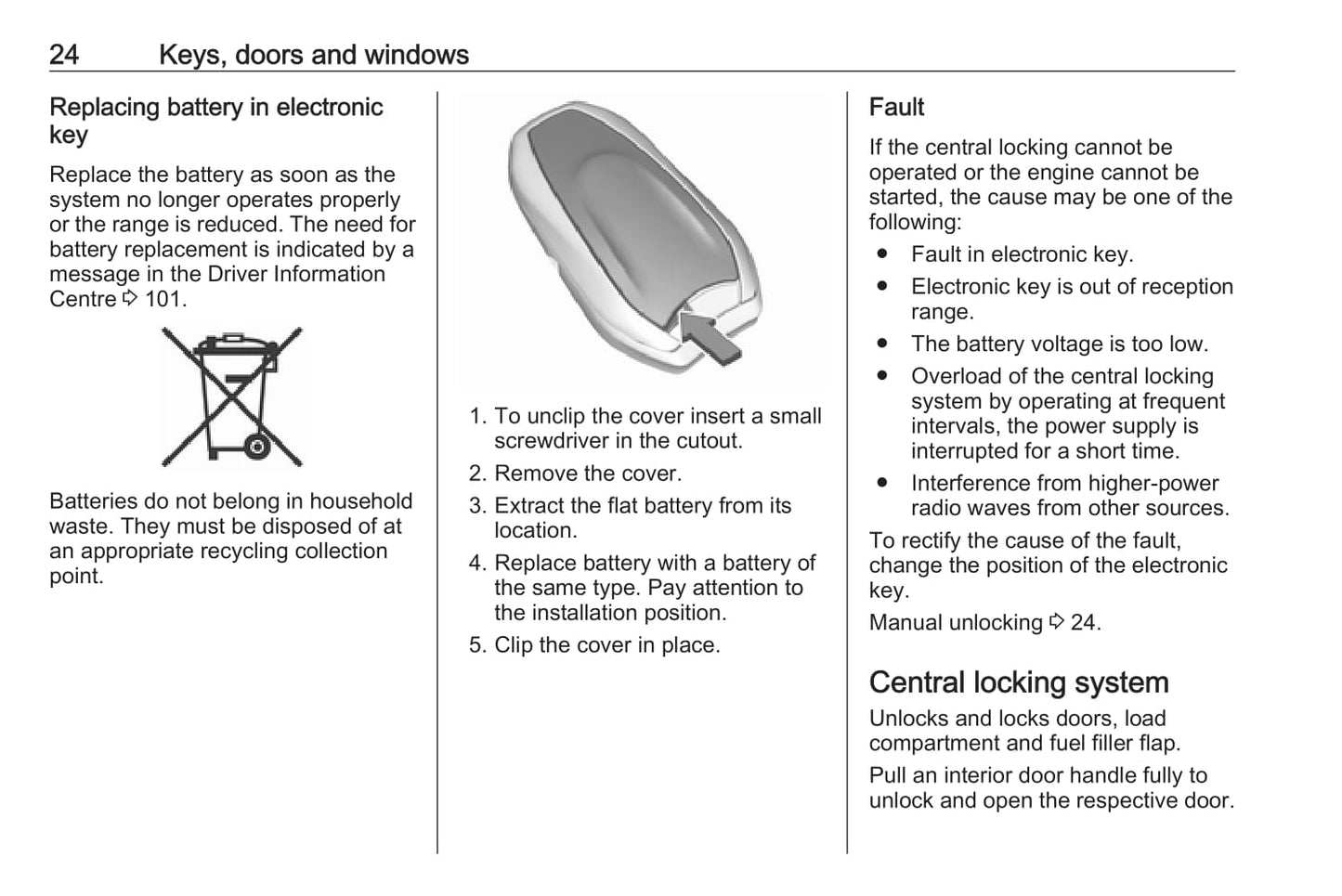 2017-2018 Vauxhall Crossland X Owner's Manual | English