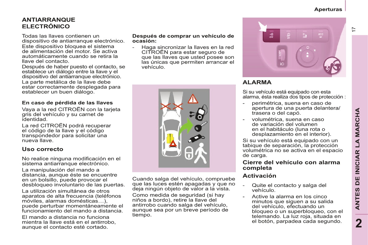2014-2015 Citroën Berlingo Owner's Manual | Spanish