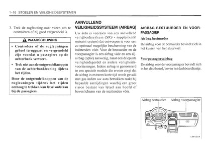 2000-2006 Daewoo Evanda Owner's Manual | Dutch