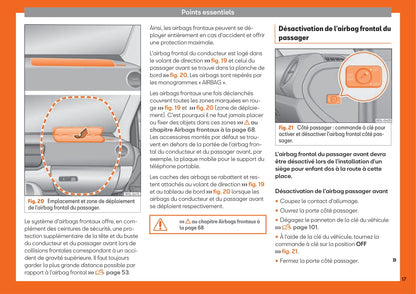 2012-2019 Seat Mii Bedienungsanleitung | Französisch