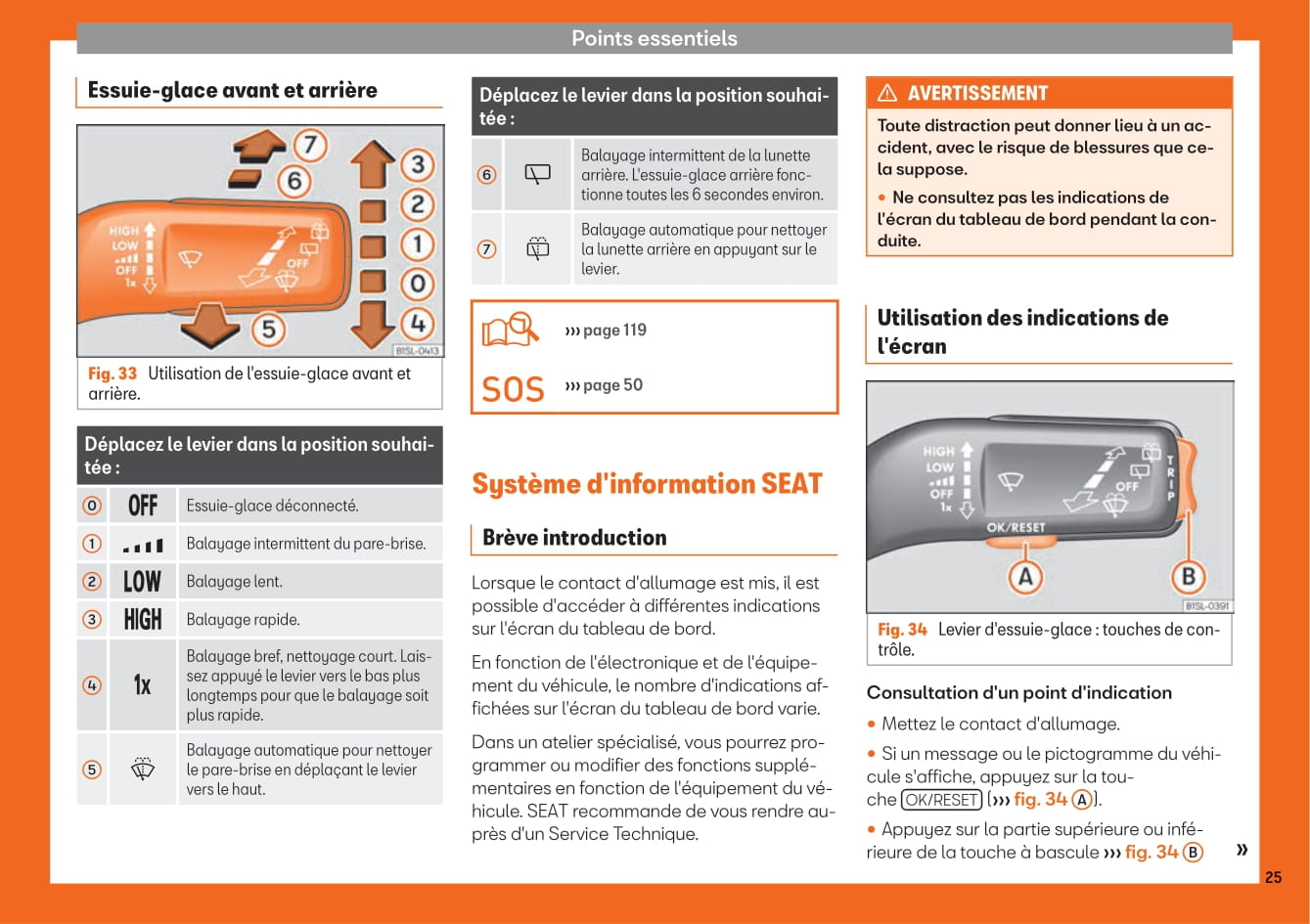 2018-2019 Seat Mii Owner's Manual | French