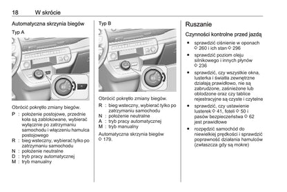 2020 Opel Vivaro Owner's Manual | Polish