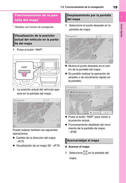 Toyota Yaris Cross Navigation / Multimedia Manual de Instrucciones 2021 - 2023