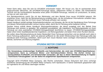 2018-2019 Hyundai Nexo Bedienungsanleitung | Deutsch