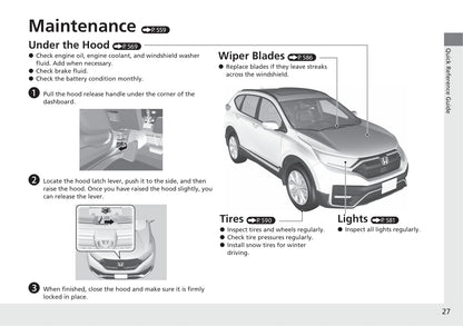 2020 Honda CR-V Owner's Manual | English