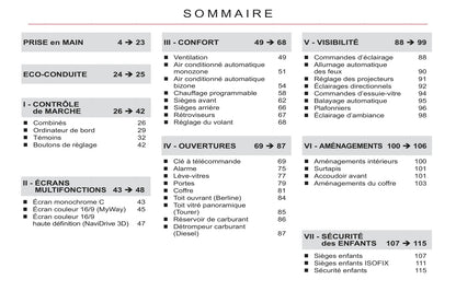 2011-2012 Citroën C5 Owner's Manual | French