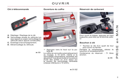 2011-2012 Citroën C5 Owner's Manual | French