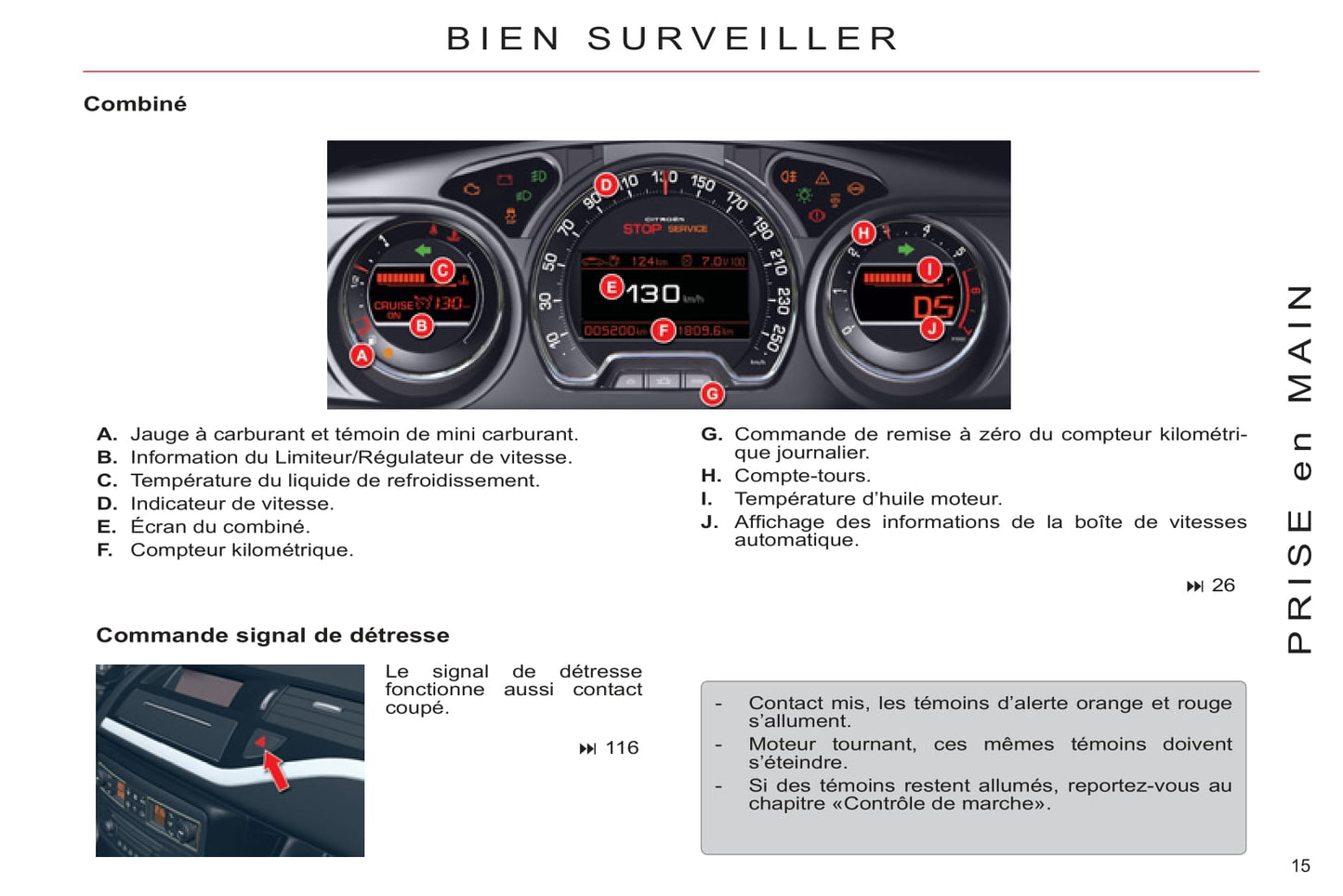 2011-2012 Citroën C5 Owner's Manual | French