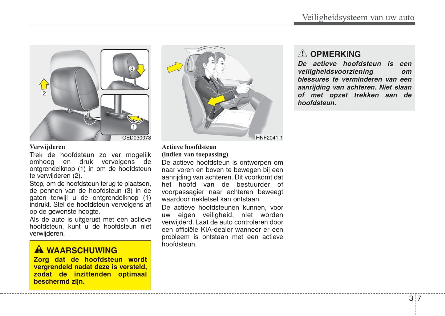 2010-2011 Kia Cee'd Owner's Manual | Dutch