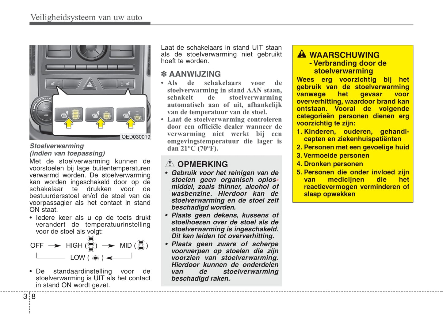 2010-2011 Kia Cee'd Owner's Manual | Dutch