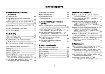 2021-2022 Ford Kuga Vignale Owner's Manual | Dutch