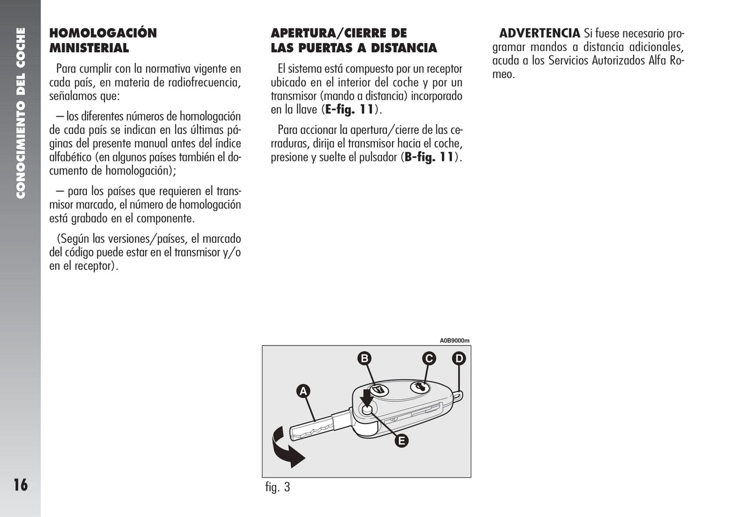 2003-2005 Alfa Romeo 156 Owner's Manual | Spanish