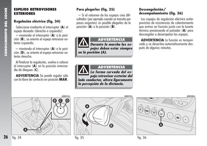 2003-2005 Alfa Romeo 156 Bedienungsanleitung | Spanisch