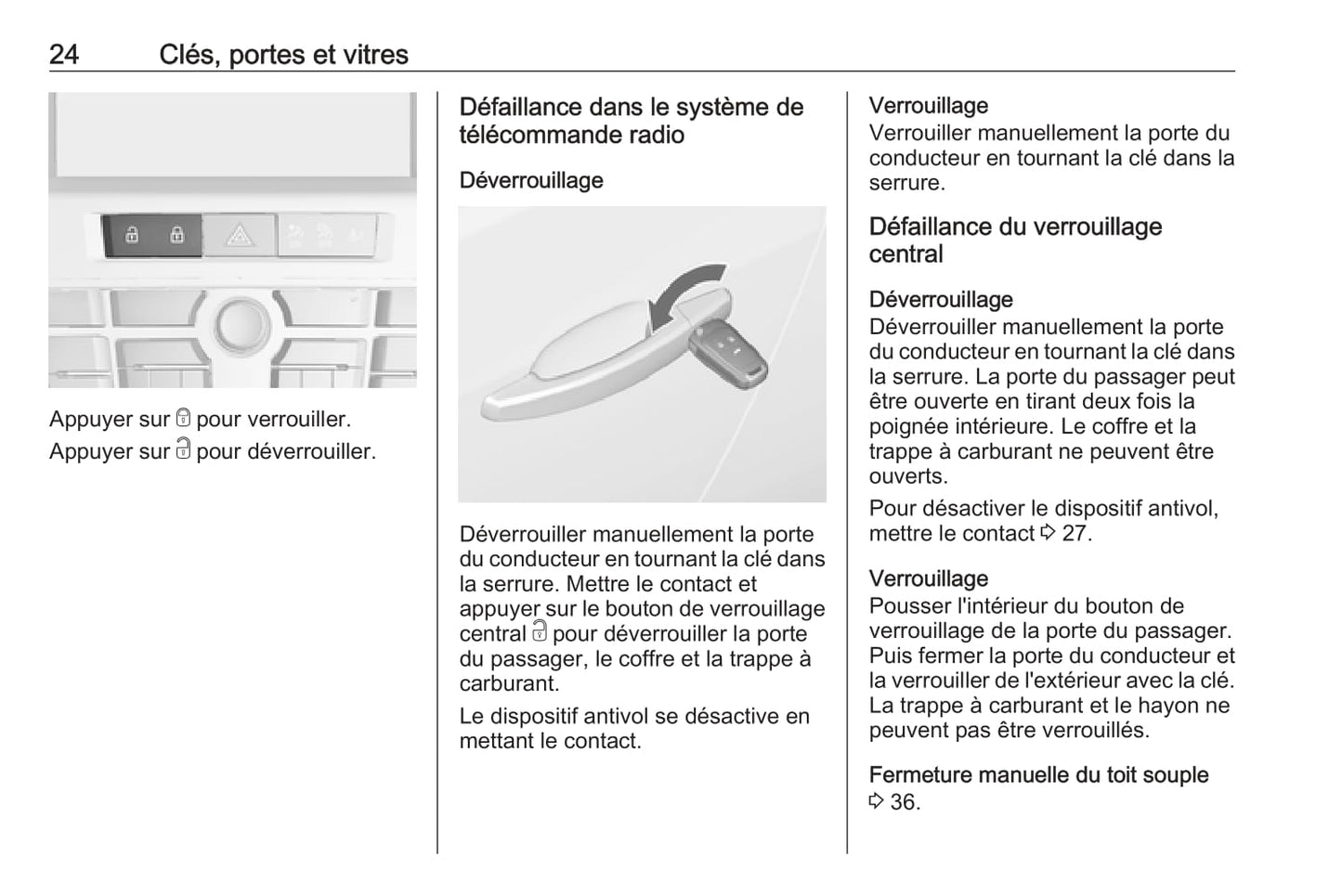 2018 Opel Cascada Owner's Manual | French