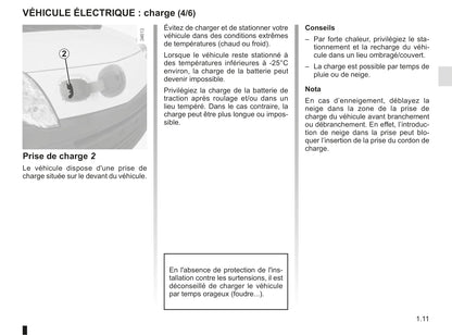 2012-2013 Renault Kangoo Z.E. Owner's Manual | French