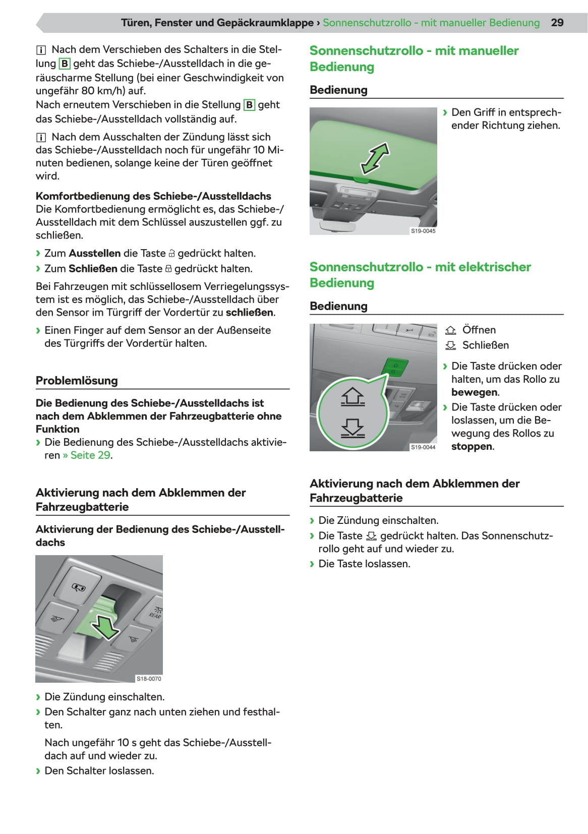 2019-2020 Skoda Superb iV Owner's Manual | German