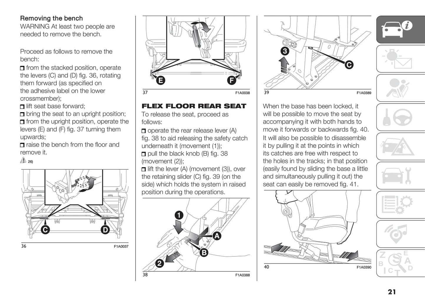 2019-2020 Fiat Ducato Owner's Manual | English