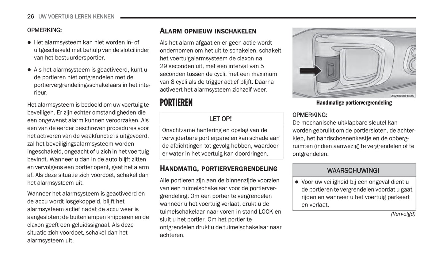 2020-2021 Jeep Gladiator Owner's Manual | Dutch